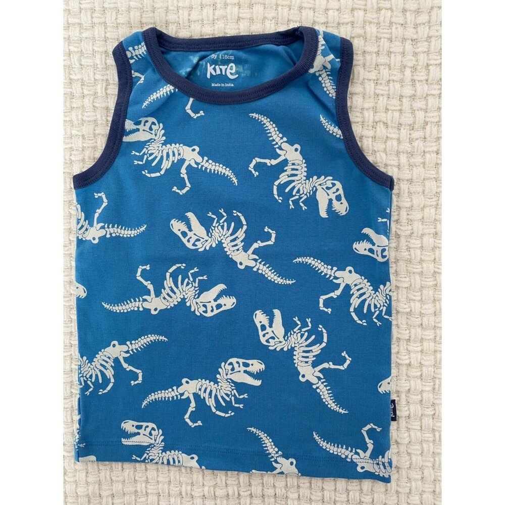Kite Dino Skeleton Tank Top